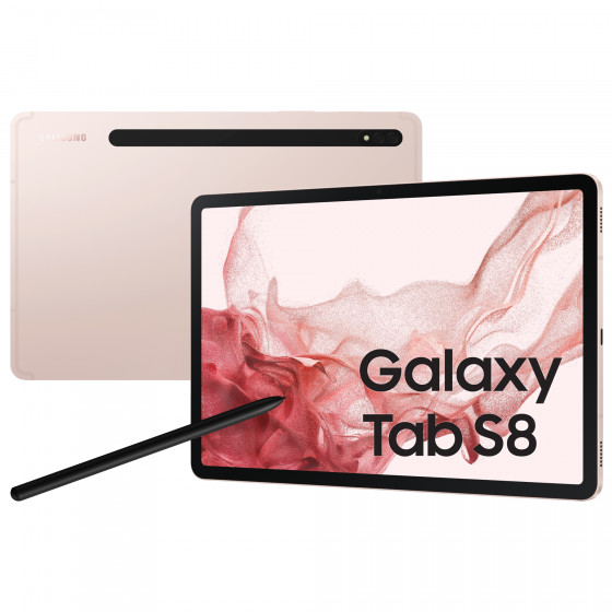 Tablet Samsung Galaxy Tab S8 11.0 8/128GB 5G - różowy - SM-X706BIDAEUE