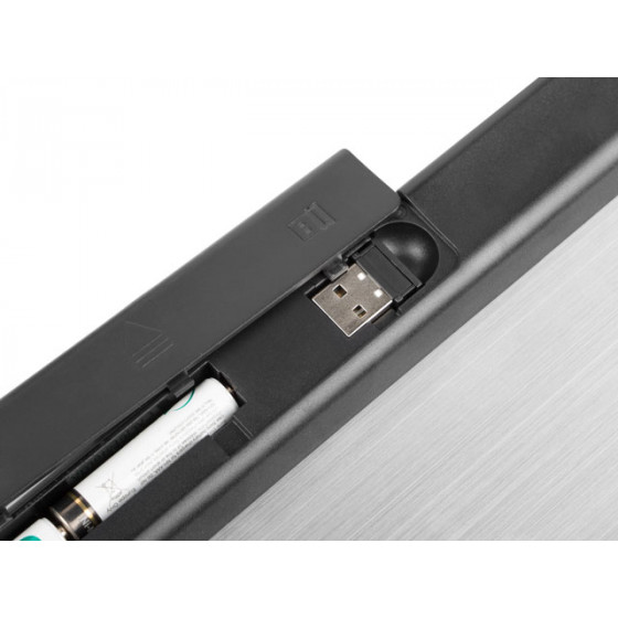 Klawiatura membranowa NATEC Turbot Slim NKL-0968 (USB 2.0  (US)  kolor czarny)