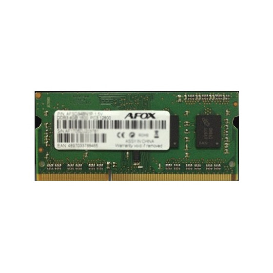 Pamięć RAM do laptopa AFOX SO-DIMM DDR3 4GB 1333MHZ - AFSD34AN1P