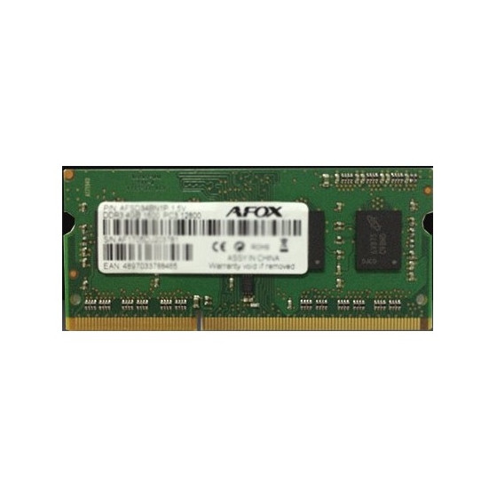Pamięć RAM AFOX SO-DIMM DDR3 4GB 1600MHZ - AFSD34BN1P