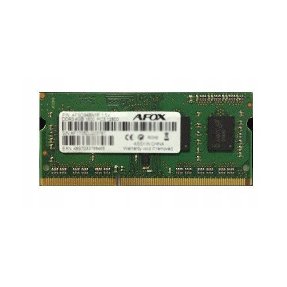 AFOX SO-DIMM DDR3 8GB 1333MHZ - AFSD38AK1P