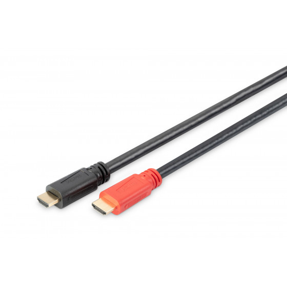 Kabel ze wzmacniaczem Assmann AK-330105-200-S (HDMI M - HDMI M  20m  kolor czarny)