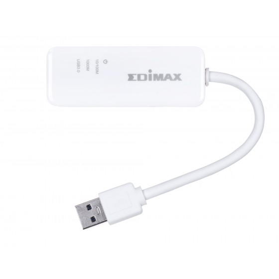 Karta sieciowa EDIMAX EU-4306 (RJ-45, USB 3.0  1x 10/100/1000Mbps)