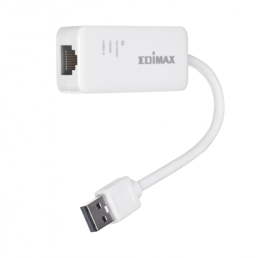 Karta sieciowa EDIMAX EU-4306 (RJ-45, USB 3.0  1x 10/100/1000Mbps)