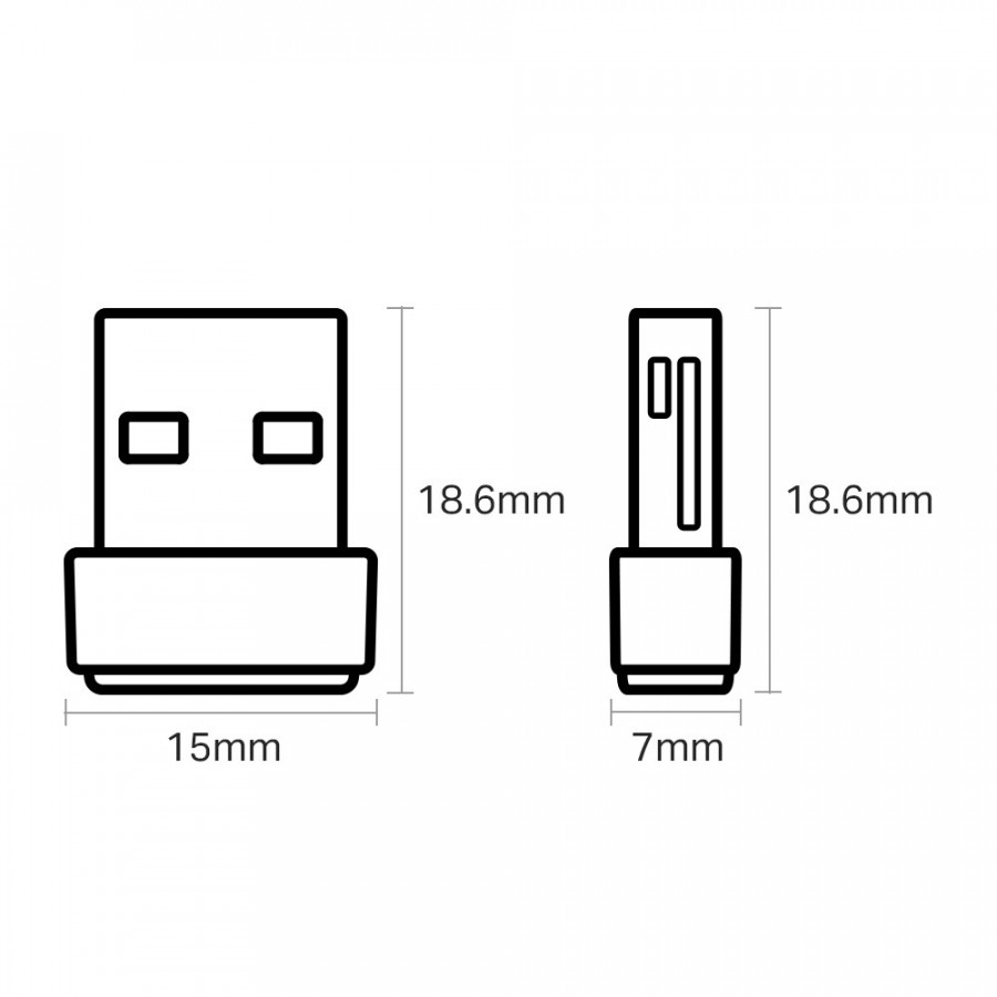 Karta sieciowa TP-LINK T2U Nano (USB 2.0)