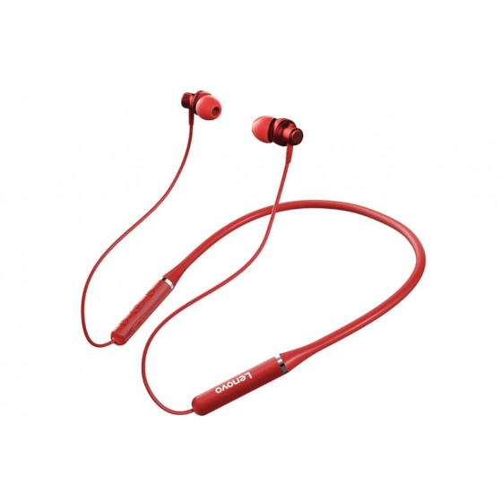 Słuchawki Lenovo HE05 - czerwone - HE05RED