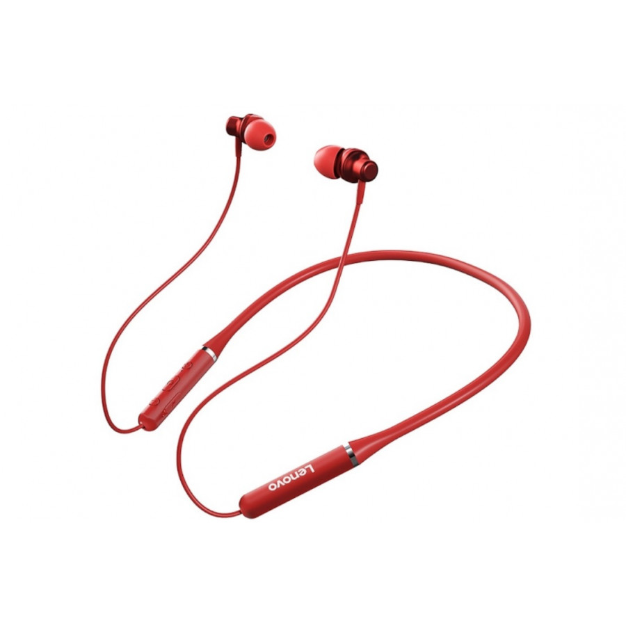 Słuchawki Lenovo HE05 - czerwone - HE05RED