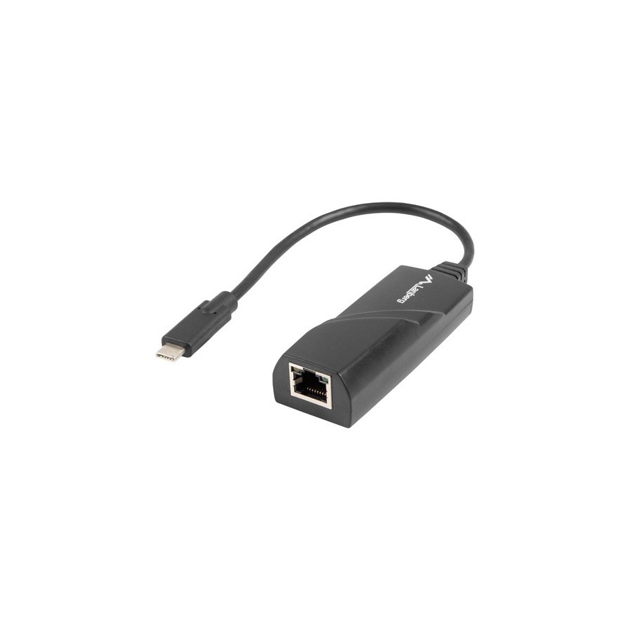 Karta sieciowa Lanberg NC-1000-02 (USB 3.1, USB-C  1x 10/100/1000Mbps)