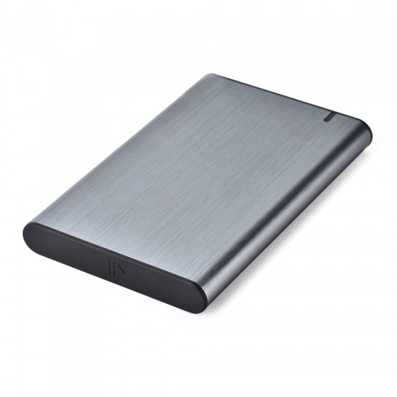 GEMBIRD OBUDOWA USB 3.1 NA DYSK HDD/SSD 2.5'' SATA SZCZOTKOWANE ALUMINIUM, SZARA
