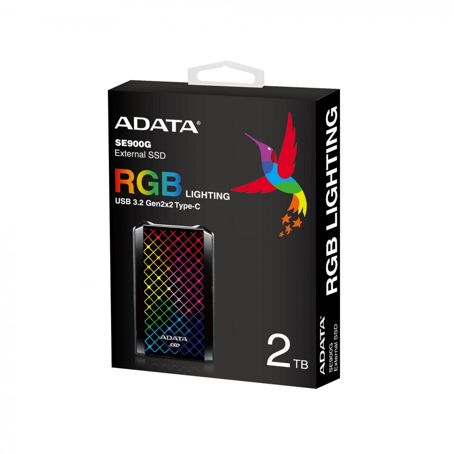 ADATA DYSK SSD External SE900 2TB USB3.2-A/C RGB