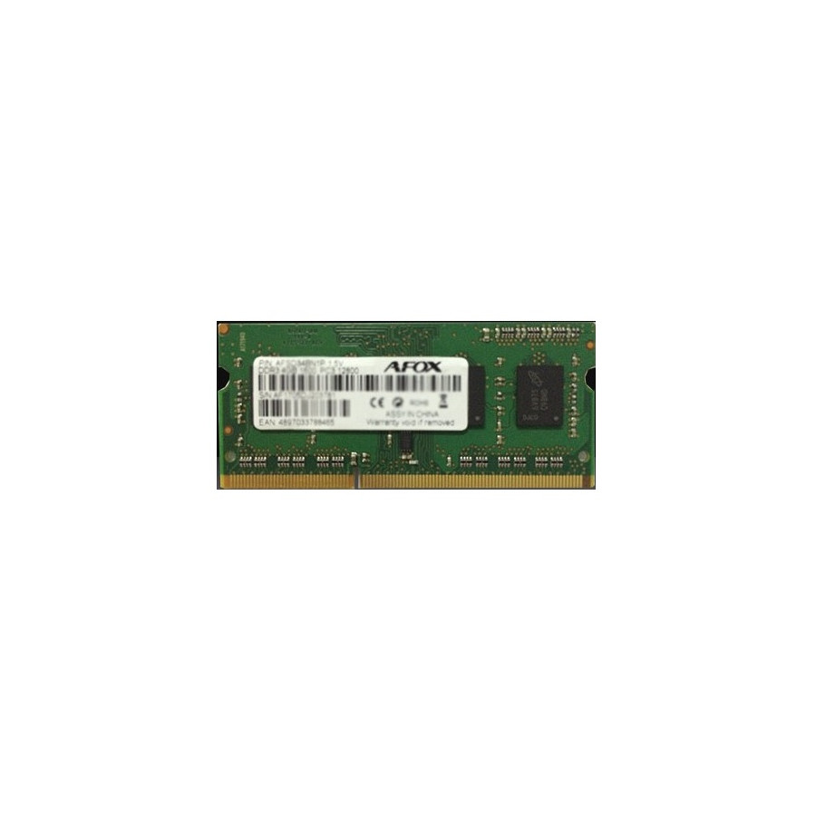 AFOX SO-DIMM DDR3 8GB 1600MHZ MICRON CHIP AFSD38BK1P