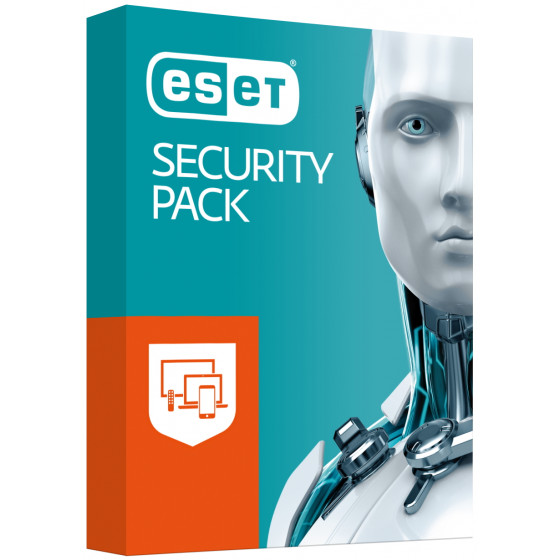 ESET SECURITY PACK (3 mobilne, 3 robocze  12 miesięcy  BOX  Komercyjna)