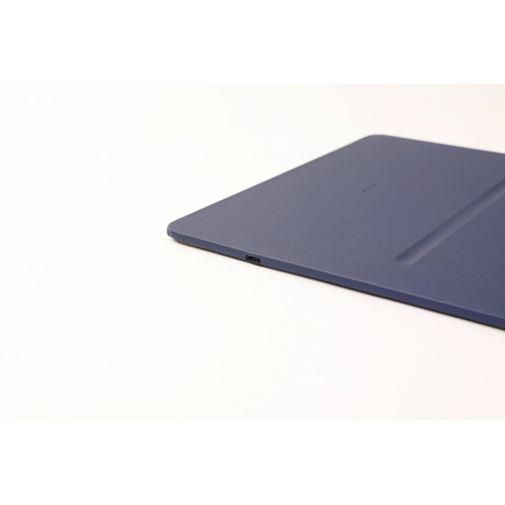 POUT Hands3 Pro – Podkładka pod mysz z szybkim ładowaniem bezprzewodowym, kolor ciemny niebieski