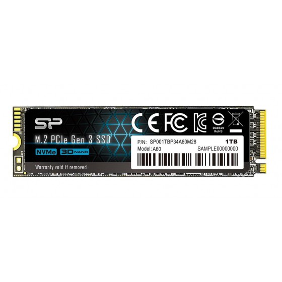 Silicon Power Ace A60 - SSD - 1TB - M.2 NVMe PCIe 3.0