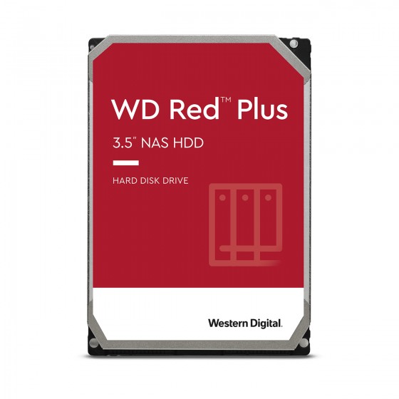 Dysk HDD WD Red Plus WD20EFZX (2 TB   3.5"  128 MB  5400 obr/min)