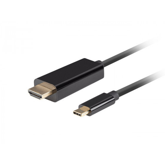 LANBERG KABEL USB-C(M)- HDMI(M) 3M 4K 60HZ CZARNY CA-CMHD-10CU-0030-BK