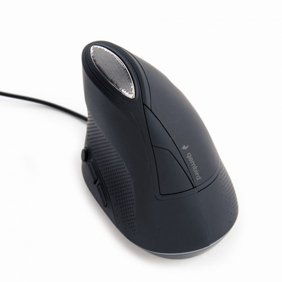 Ergonomiczna mysz komputerowa GEMBIRD MUS-ERGO-03 - czarna
