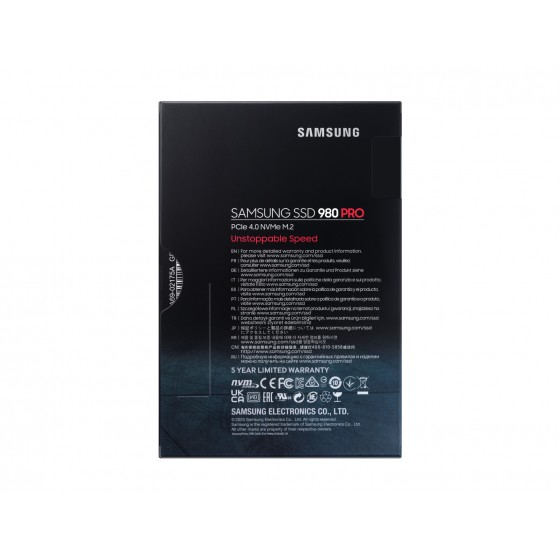 Dysk SSD Samsung 980 PRO - 500GB - M.2 NVMe PCIe 4.0 - MZ-V8P500BW