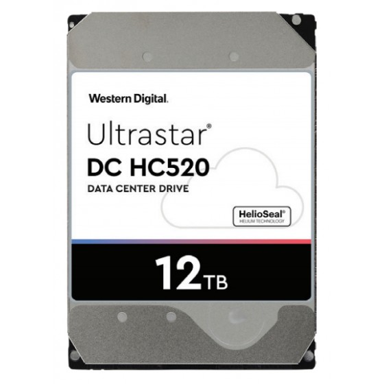 Dysk serwerowy HDD Western Digital Ultrastar DC HC520 (He12) HUH721212ALE600 (12 TB  3.5"  SATA III)
