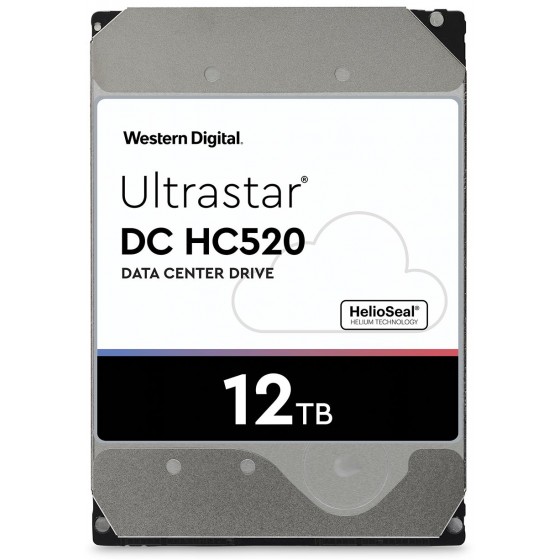 Dysk serwerowy HDD Western Digital Ultrastar DC HC520 (He12) HUH721212ALN600 (12 TB  3.5"  SATA III)