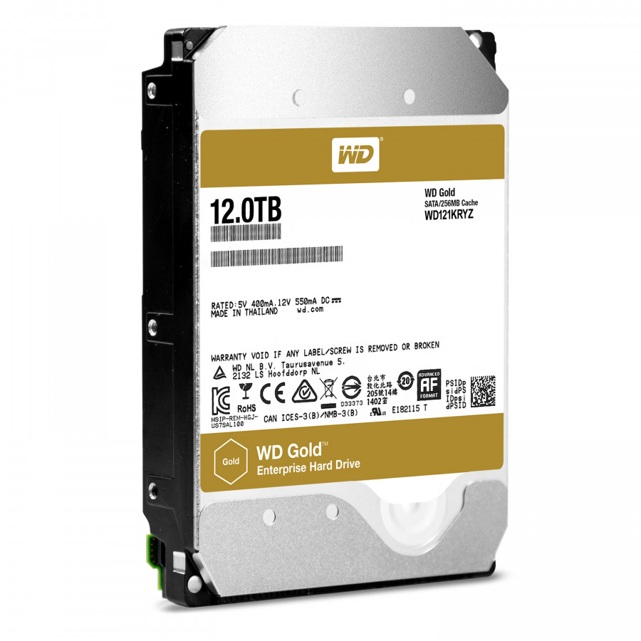 Dysk serwerowy HDD WD Gold DC HA750 (12 TB  3.5"  SATA III)