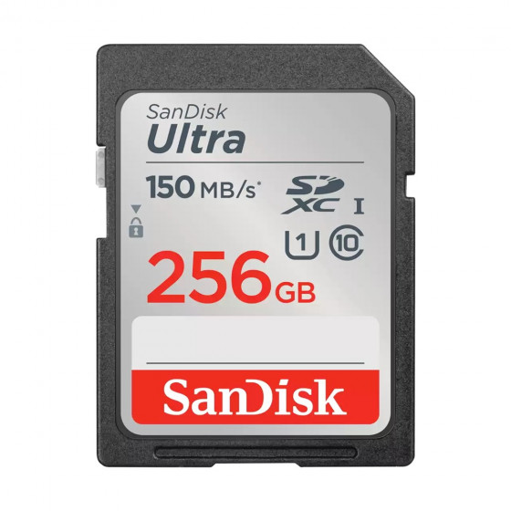 Karta SANDISK ULTRA SDXC 256GB 150MB/s UHS-I - SDSDUNC-256G-GN6IN