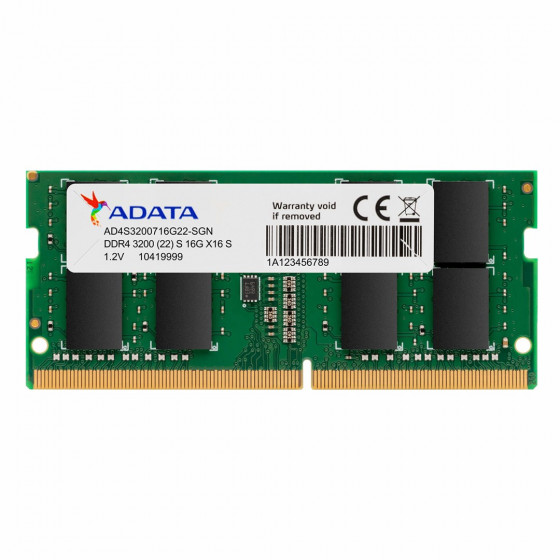 ADATA PREMIER SO-DIMM DDR4 8GB 3200MHz CL22 - AD4S32008G22-SGN