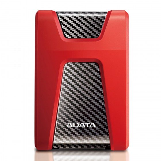 Dysk zewnętrzny HDD ADATA HD650 AHD650-2TU31-CRD (2 TB  2.5"  USB 3.1  kolor czerwony)