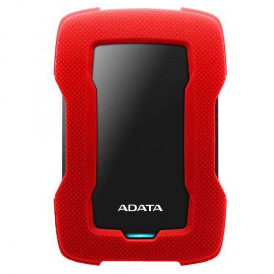 Dysk ADATA HDD HD330 - 2TB - USB 3.1 - czerwony - AHD330-2TU31-CRD