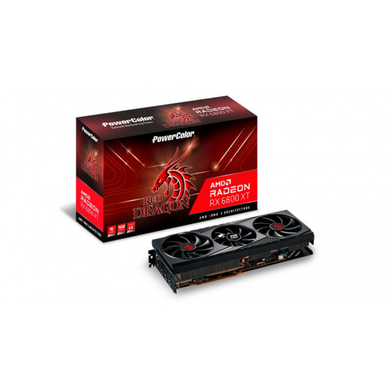 Karta graficzna PowerColor Radeon RX 6800 XT Red Dragon 16GB GDDR6 - AXRX 6800XT 16GBD6-3DHR/OC