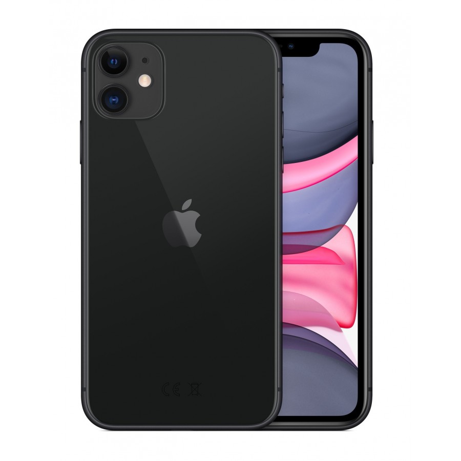 Smartphone Apple iPhone 11 64GB - czarny - MHDA3PM/A