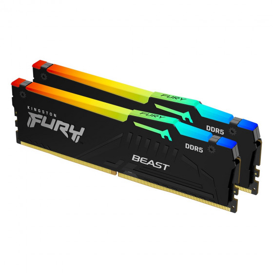 Pamięć RAM KINGSTON FURY Beast RGB EXP DDR5 32GB (2x16GB) 6000MHz CL36 - KF560C36BBEAK2-32