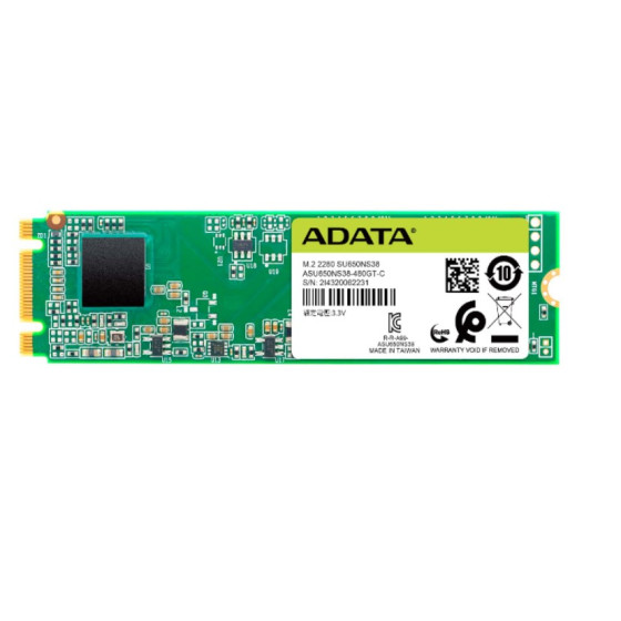 Dysk ADATA Ultimate SU650 - 480 GB - M.2 SATA - ASU650NS38-480GT-C