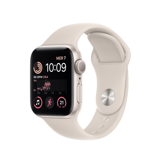 Smartwatch Apple Watch SE2 GPS - 40mm aluminium Starlight - sport Starlight - MNJP3SE/A