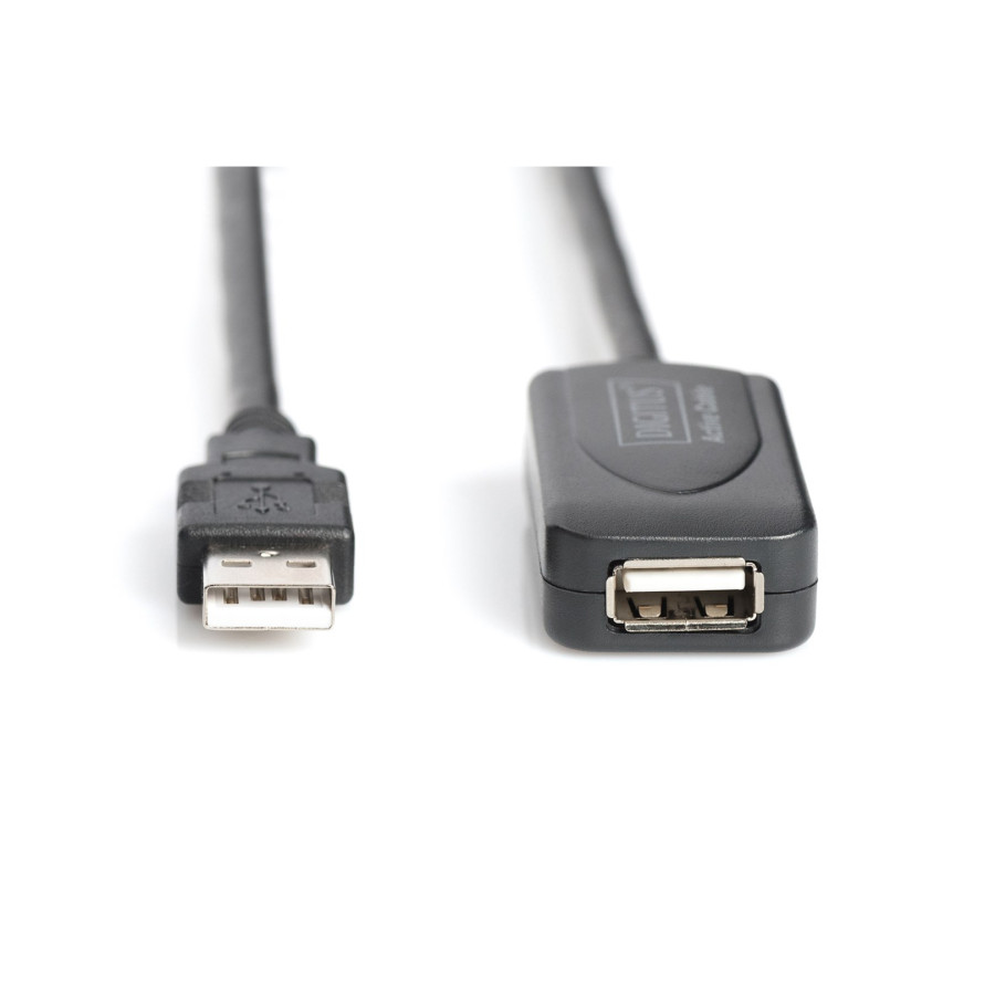 Kabel DIGITUS  DA-73102 (USB     20m  czarny)