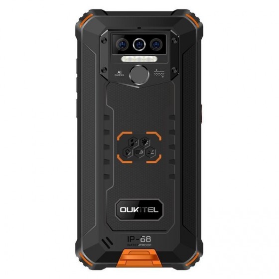Smartfon wzmocniony Oukitel WP5Pro 4/64GB - pomarańczowy - WP5Pro-OE/OL