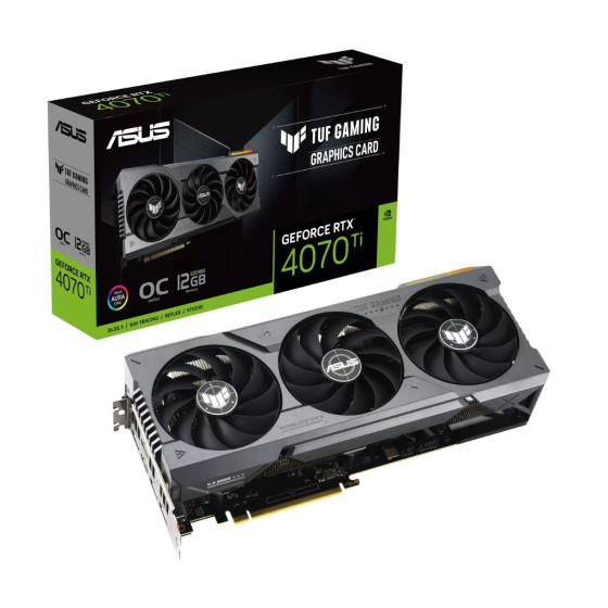 ASUS TUF Gaming GeForce RTX 4070 Ti OC Edition 12GB GDDR6X - 90YV0IJ0-M0NA00