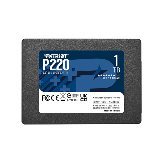 Dysk SSD PATRIOT P220 - 1TB - 2,5" - P220S1TB25