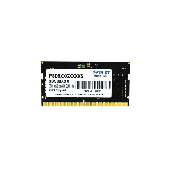 Pamięć do laptopa PATRIOT DDR5 32GB SIGNATURE 4800MHz CL40 SO-DIMM - PSD532G48002S
