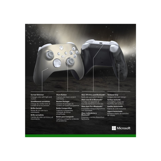 Microsoft Xbox Kontroler Wireless Lunar Shift - QAU-00040
