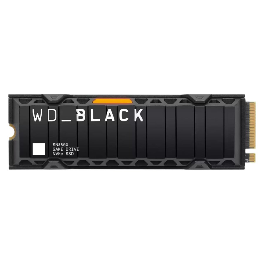 WD Black SN850X - Heatsink - SSD - 1TB - M.2 NVMe PCIe 4.0 - WDS100T2XHE