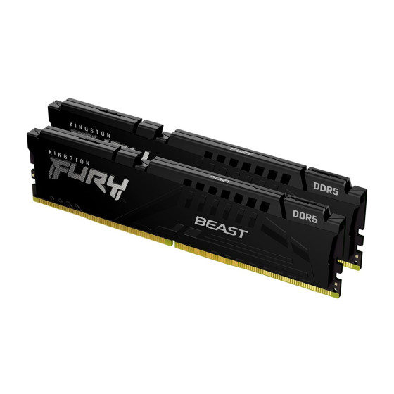 Pamięć RAM KINGSTON FURY Beast Black XMP DDR5 64GB (2x32GB) 6000MHz CL40 - KF560C40BBK2-64