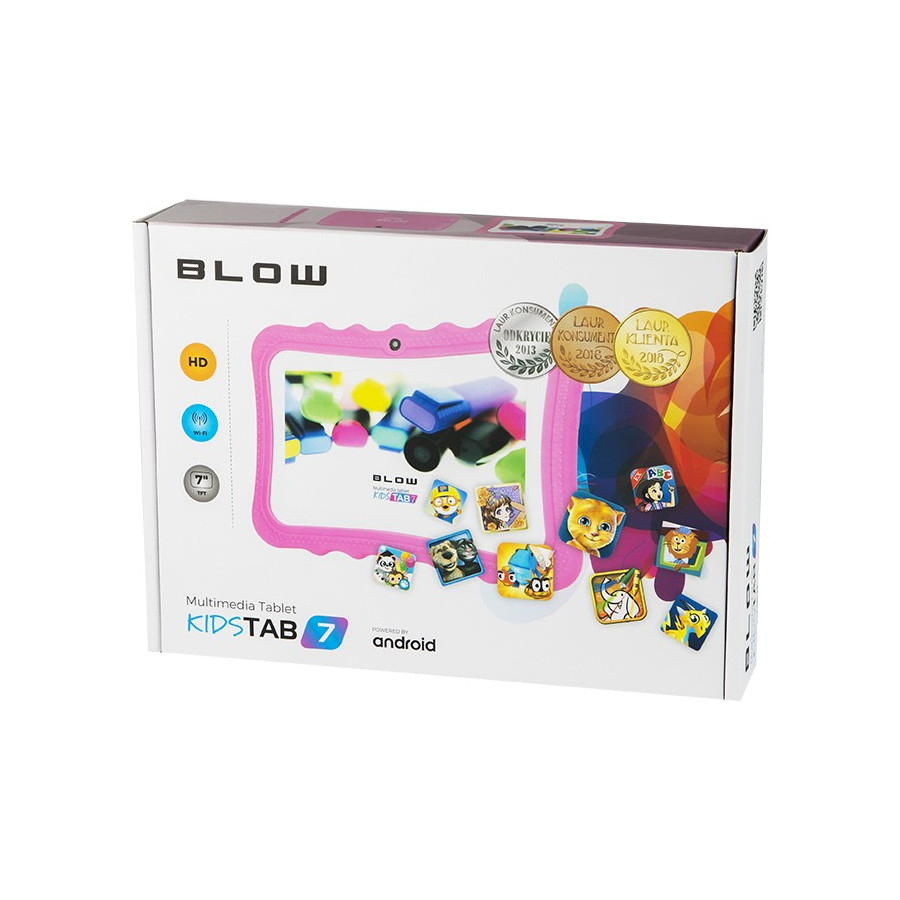 Tablet dla dzieci BLOW KidsTab 2/16GB - różowy - 79-006#