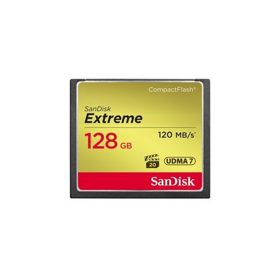 Karta pamięci SANDISK COMPACT FLASH EXTREME 128GB - SDCFXSB-128G-G46