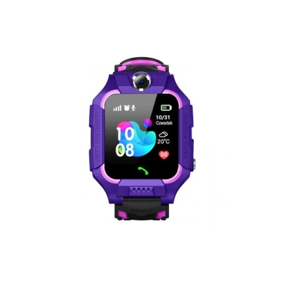 Smart Watch dla dzieci GoGPS K24 - fioletowy - K24PR