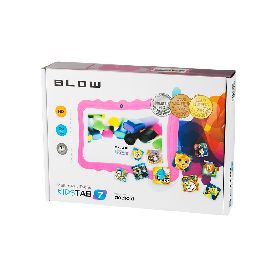 Tablet BLOW KidsTab 7.2 79-006  (7,0"  8GB  1GB  WiFi  kolor różowy)