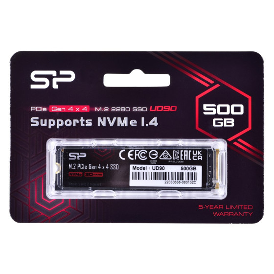 Silicon Power UD90 - SSD - 500GB - M.2 NVMe PCIe 4.0