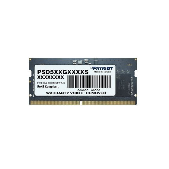 PATRIOT SIGNATURE SO-DIMM DDR5 16GB 5600MHz CL46 - PSD516G560081S