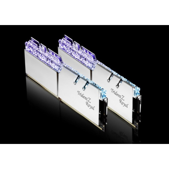 Pamięć RAM G.SKILL TRIDENTZ ROYAL RGB DDR4 32GB (2x16GB) 3200MHZ CL16 XMP2 - F4-3200C16D-32GTRS