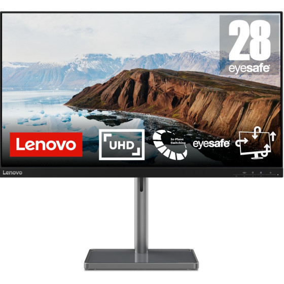 Monitor Lenovo L28u-35 28" 16:9 3840x2160 1000:1 Raven Black